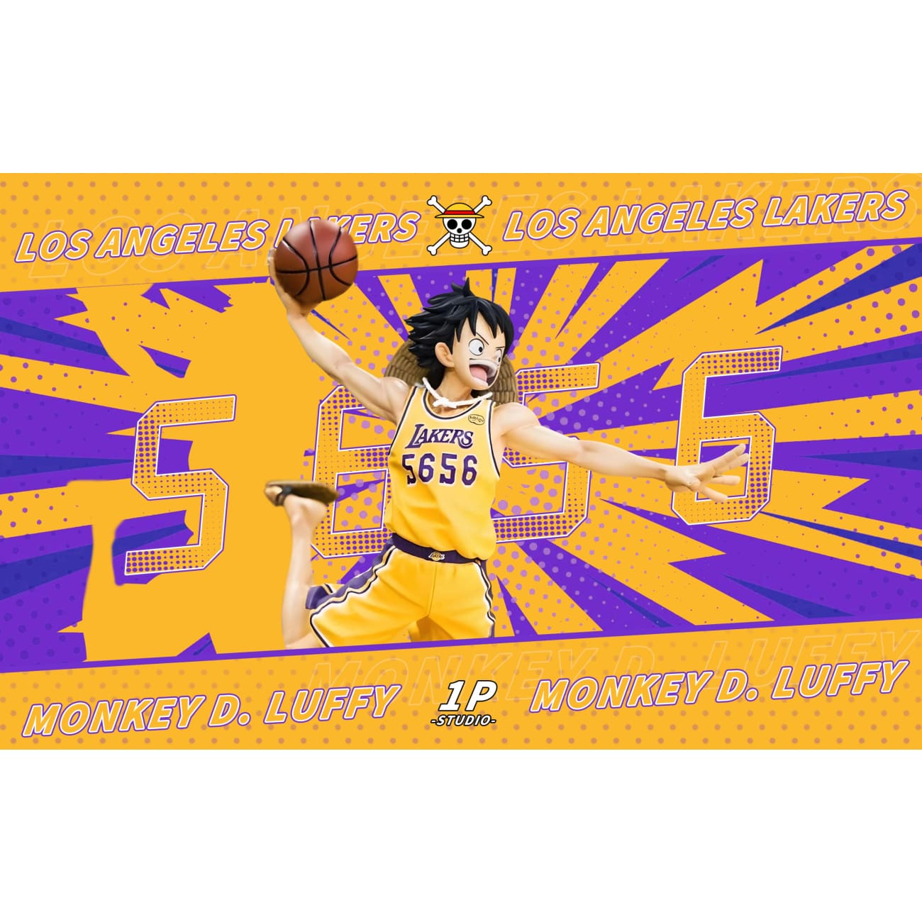 1P Studio - Purple Gold Monkey D. Luffy