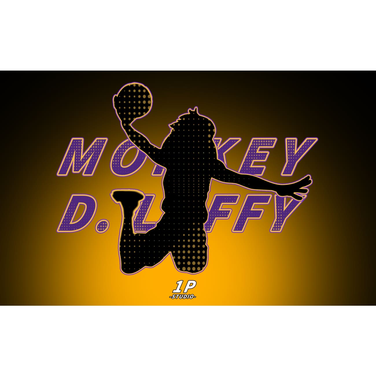 1P Studio - Purple Gold Monkey D. Luffy