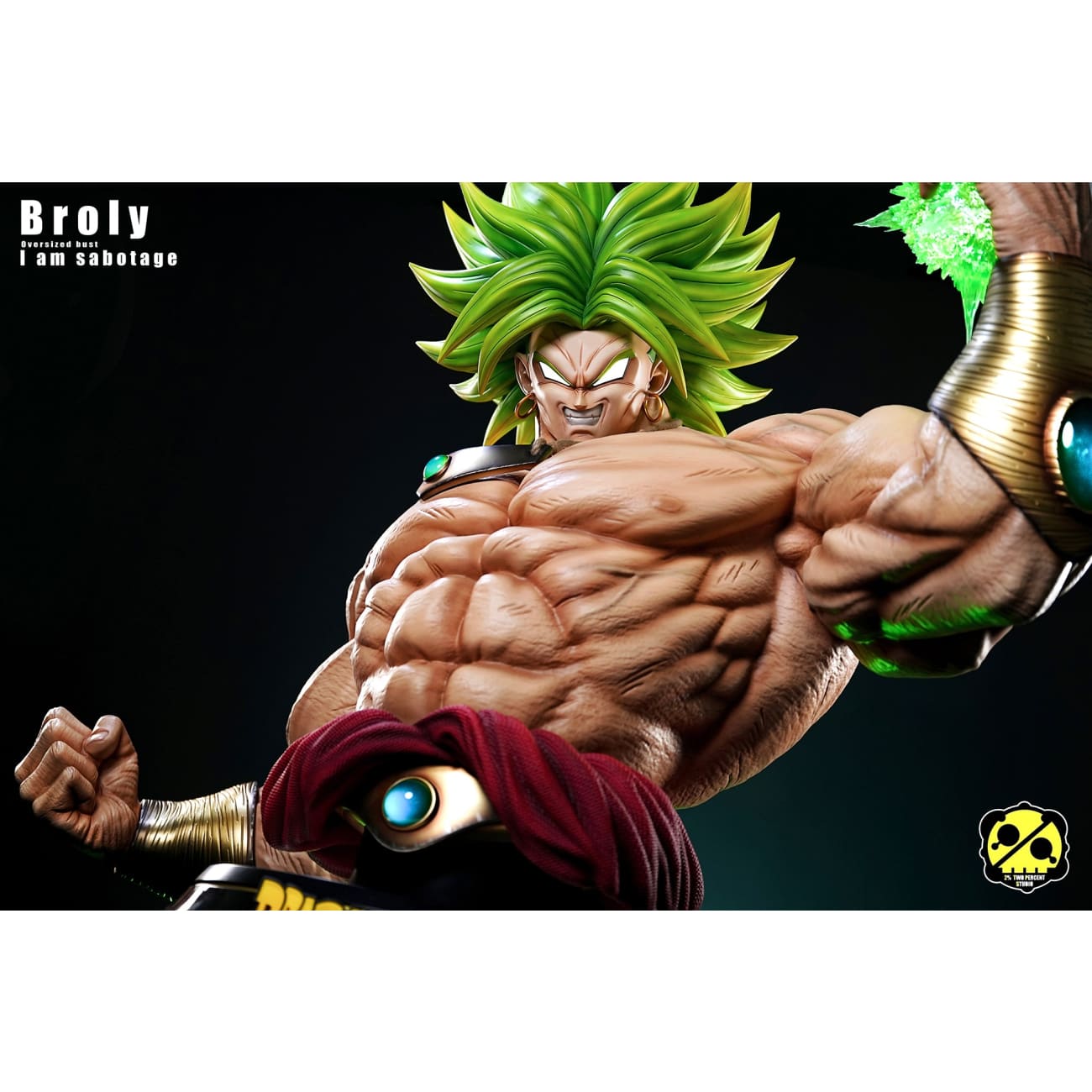 2% Two Percent Studio - Broly Bust