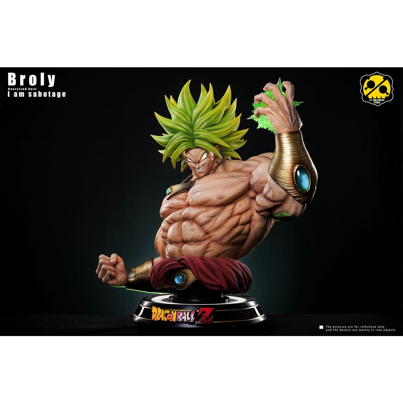 2% Two Percent Studio - Broly Bust