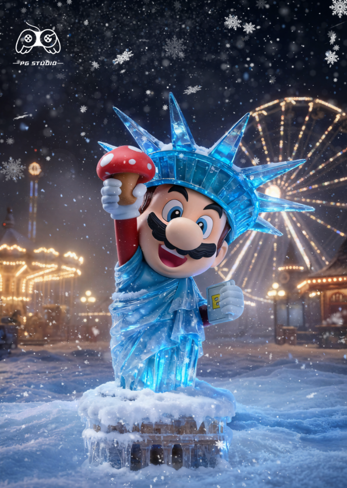 PG Studio - Mario Cosplay Statue of Liberty