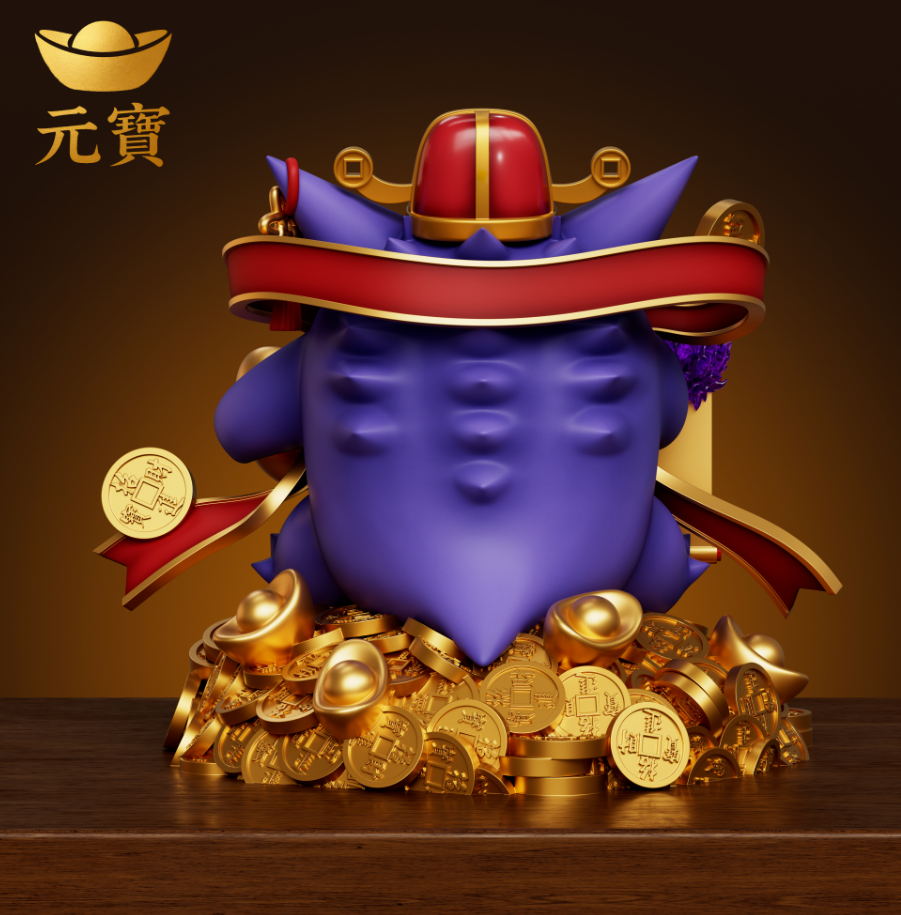 Yuan Bao Studio - Gengar Attract Wealth