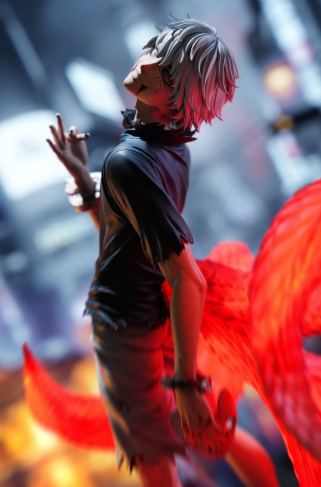 Damocles Studio - Ken Kaneki White Haired Suffering