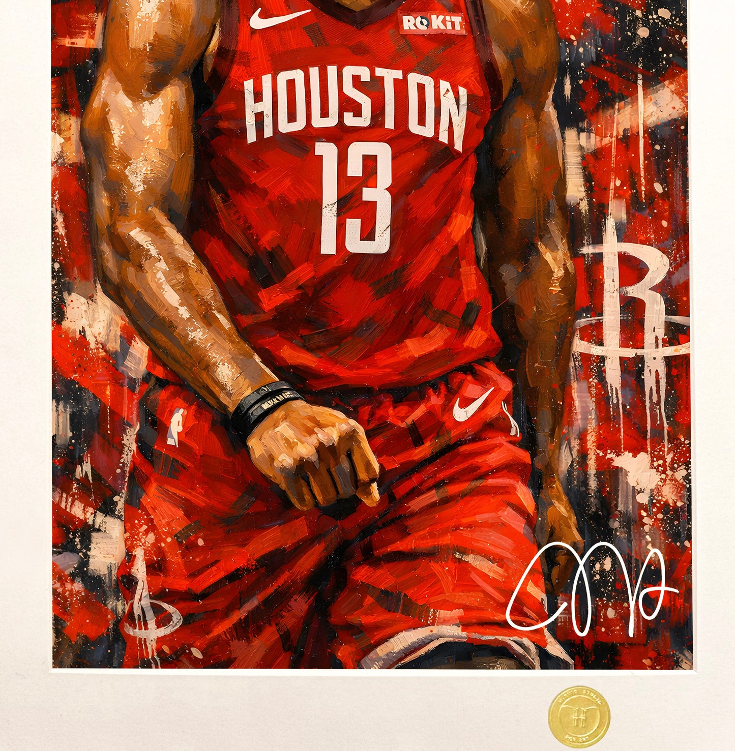 H-Two Studio - James Harden Poster Frame