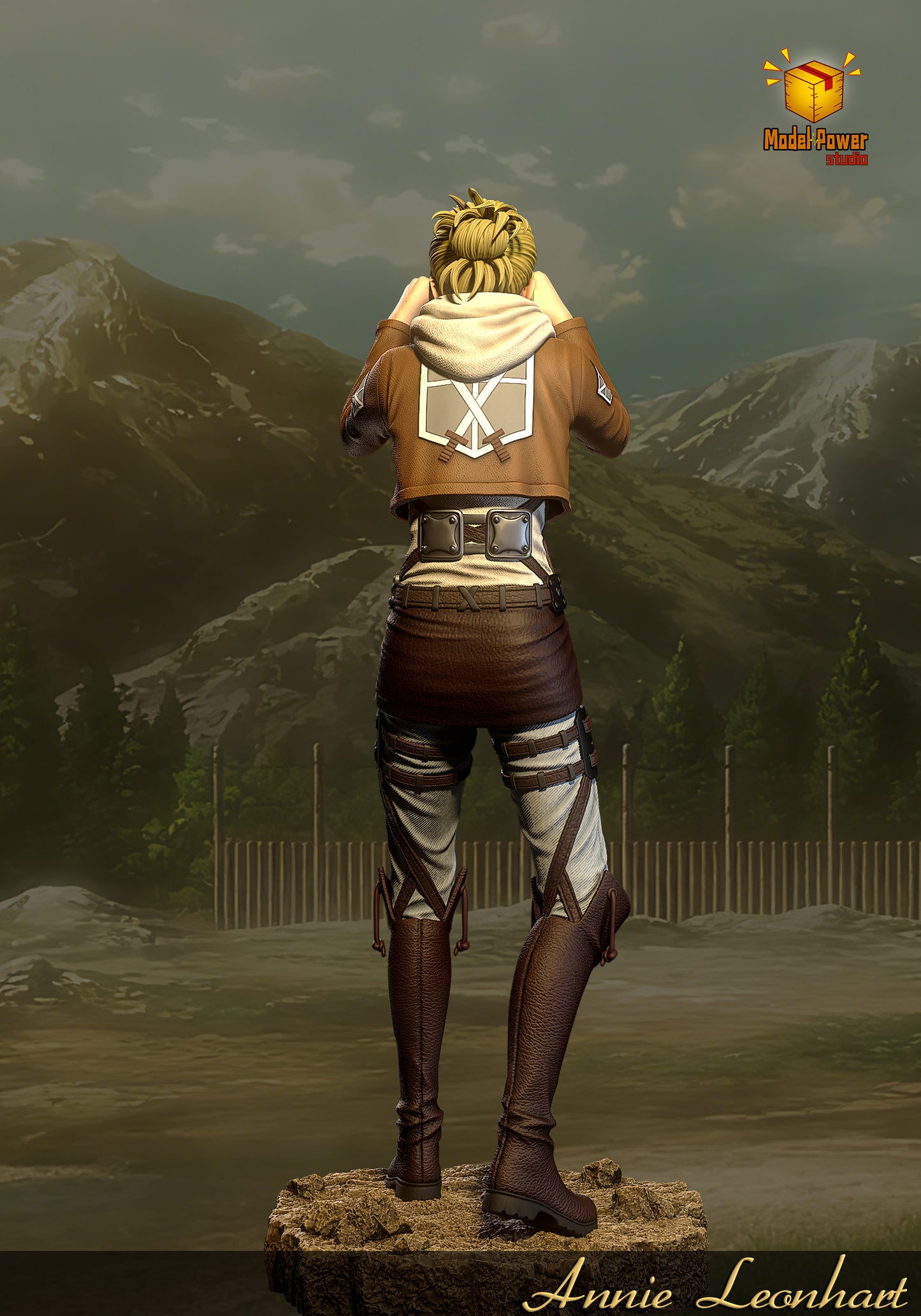 Model Power Studio - Annie Leonhart Battle Ready Pose