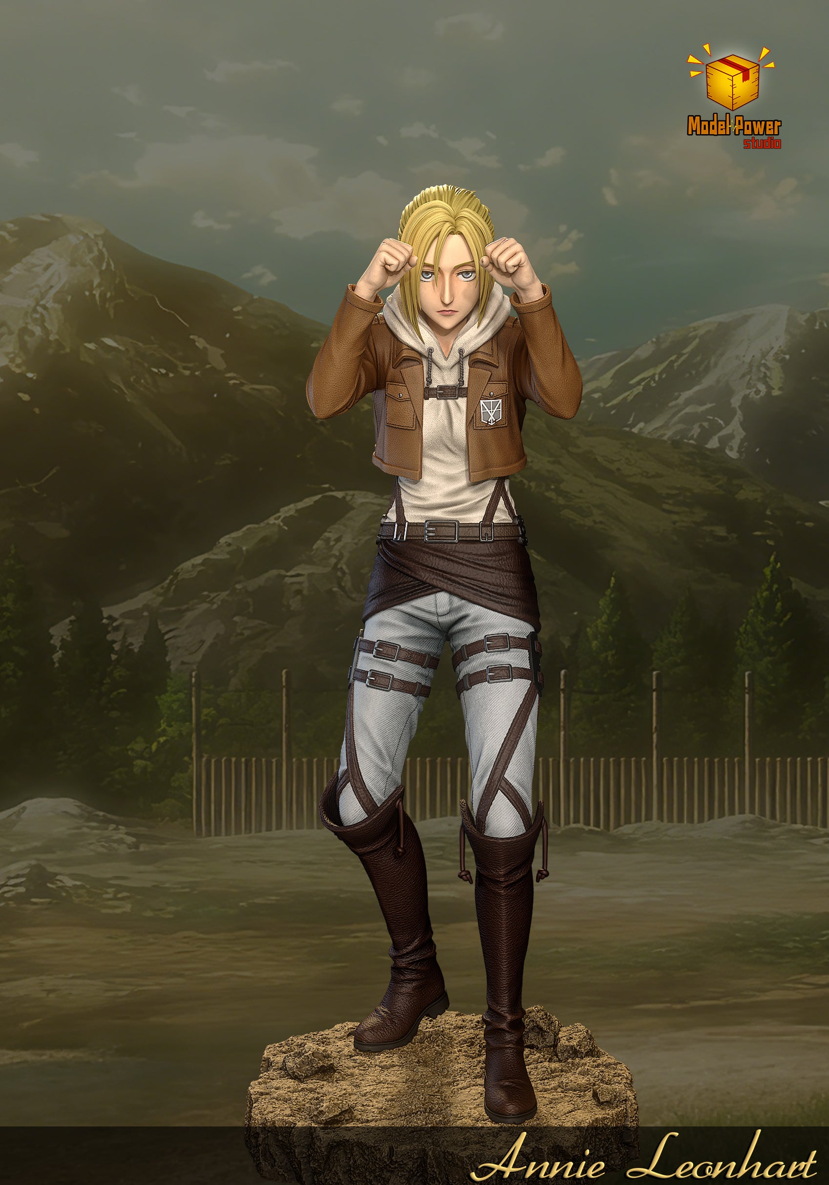 Model Power Studio - Annie Leonhart Battle Ready Pose – Avolounge