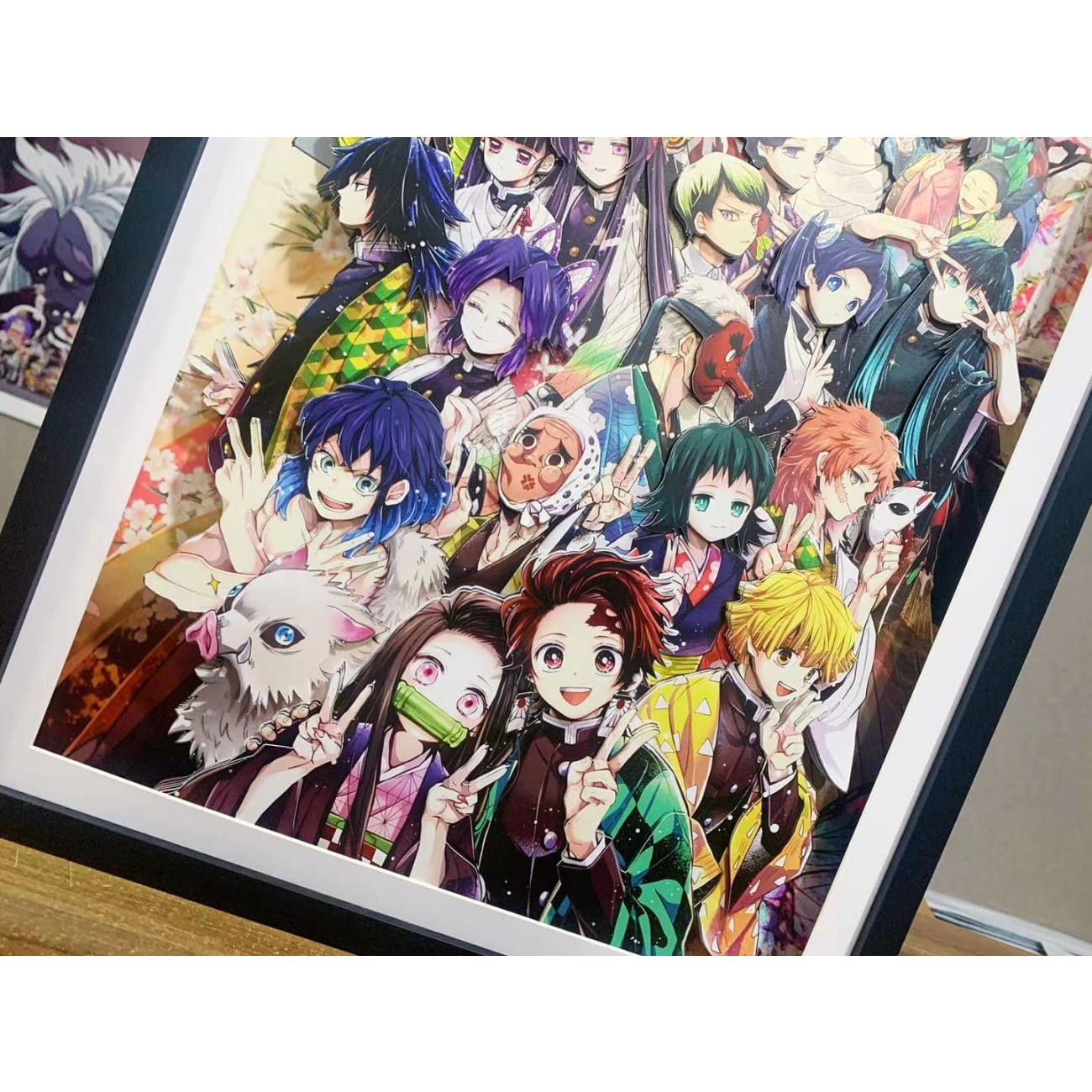 3D Art Frame - Demon slayer Poster frame