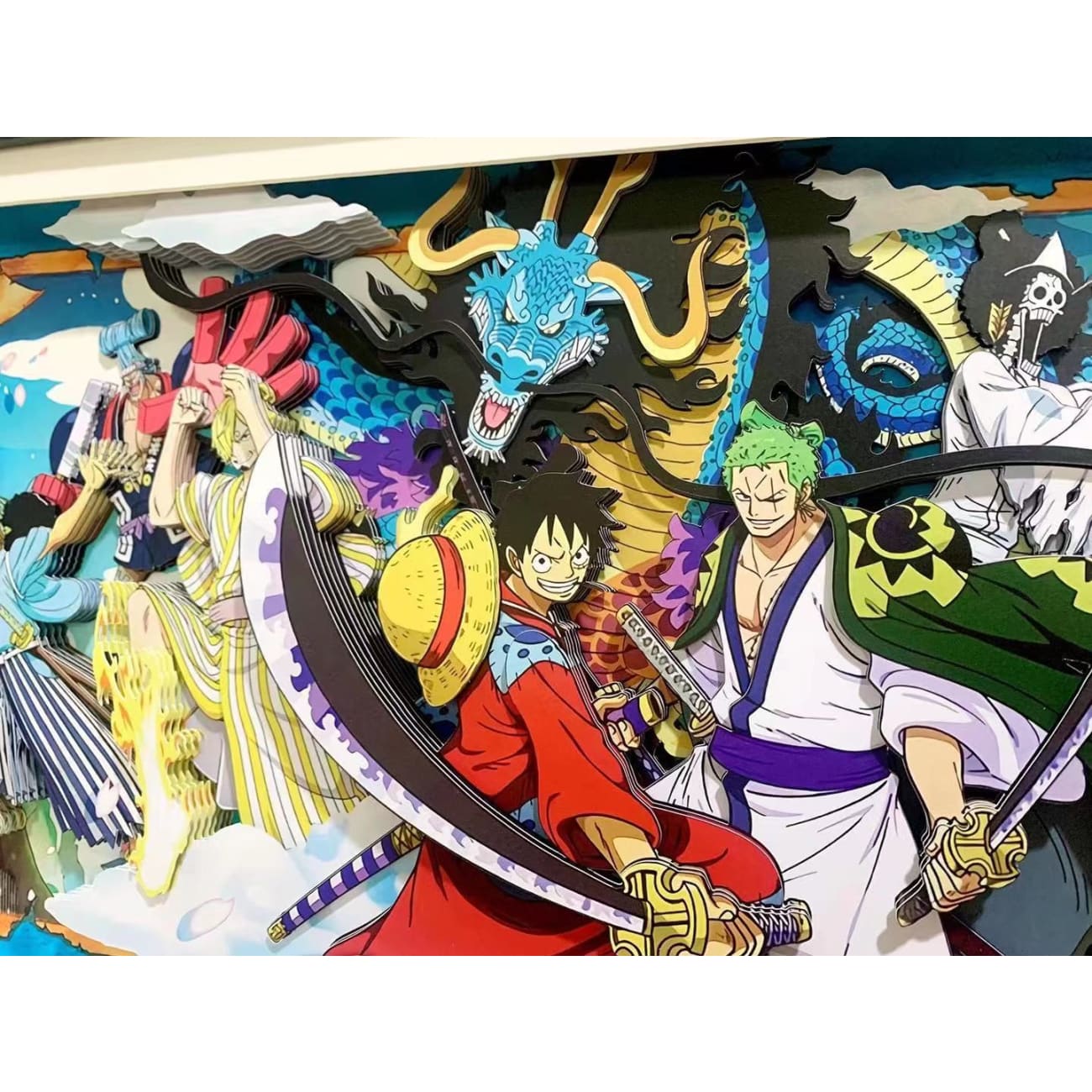 3D art frame - One Piece 3D Art Frame poster frame