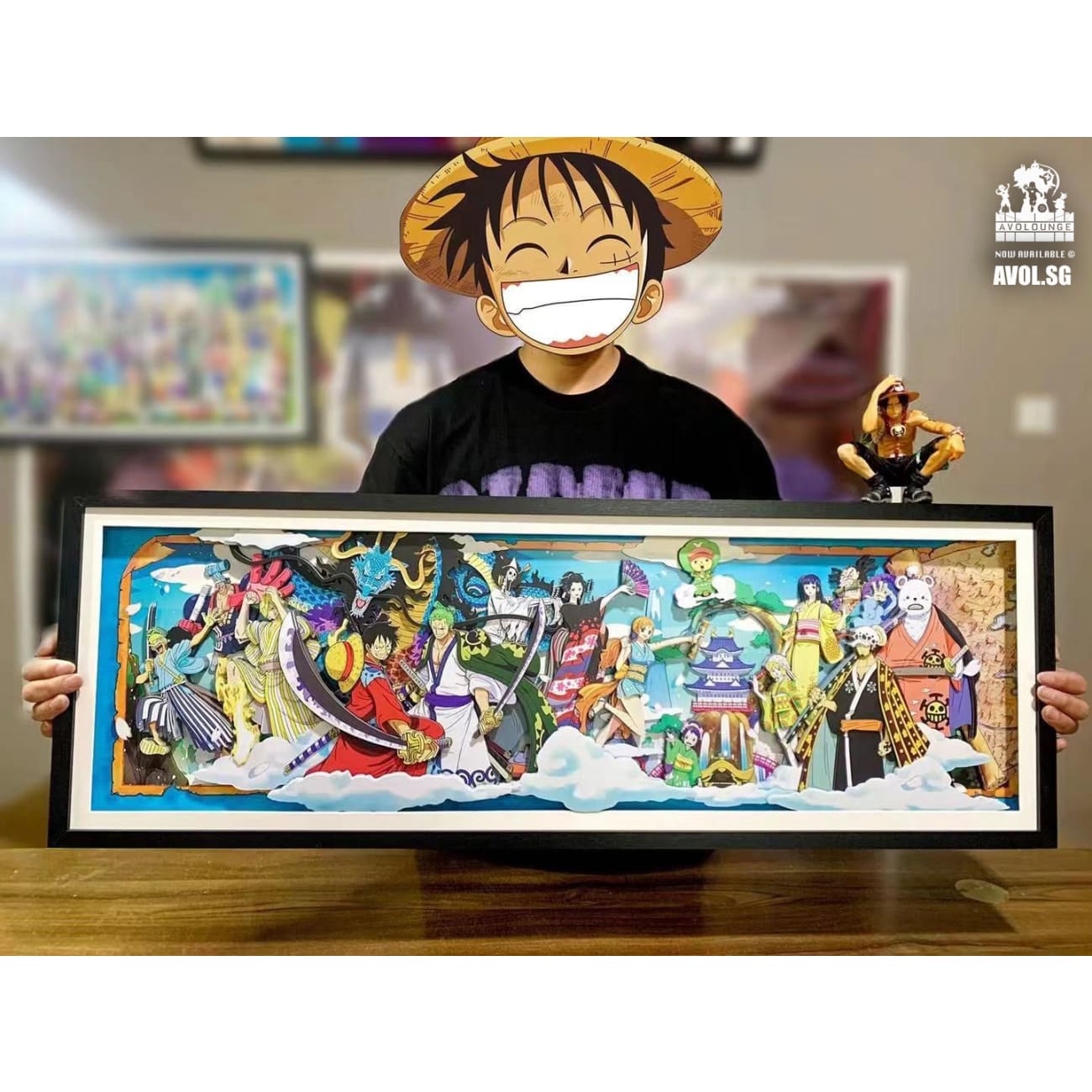 3D art frame - One Piece 3D Art Frame poster frame
