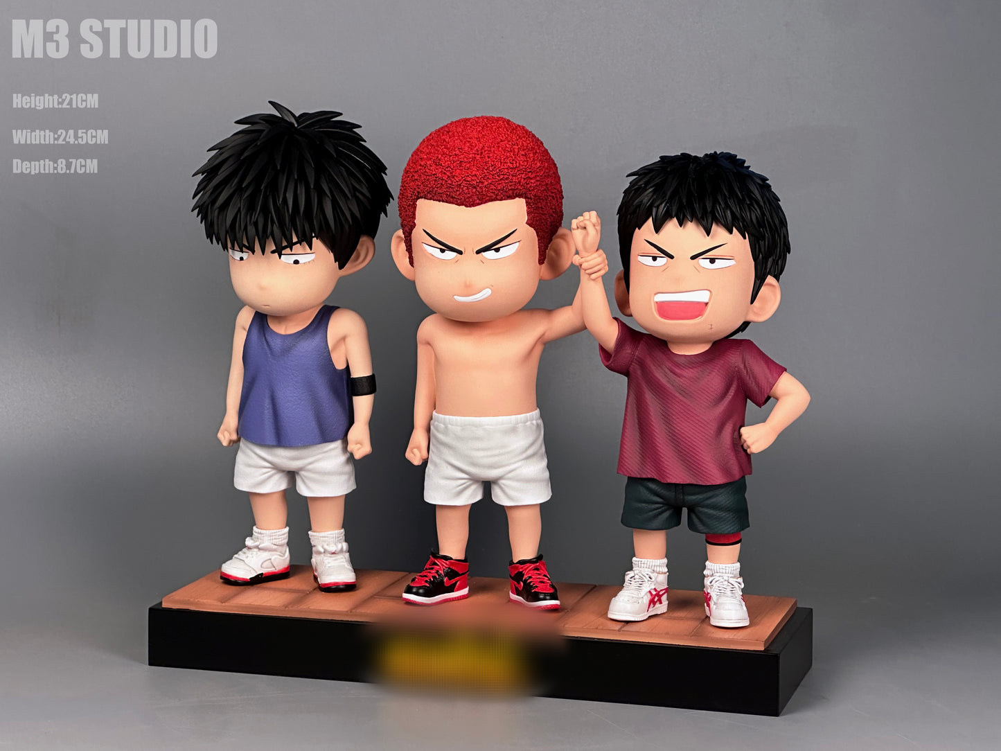 M3 Studio - Sakuragi Hanamichi, Hisashi Mitsui & Kaede Rukawa Chibi Ver.
