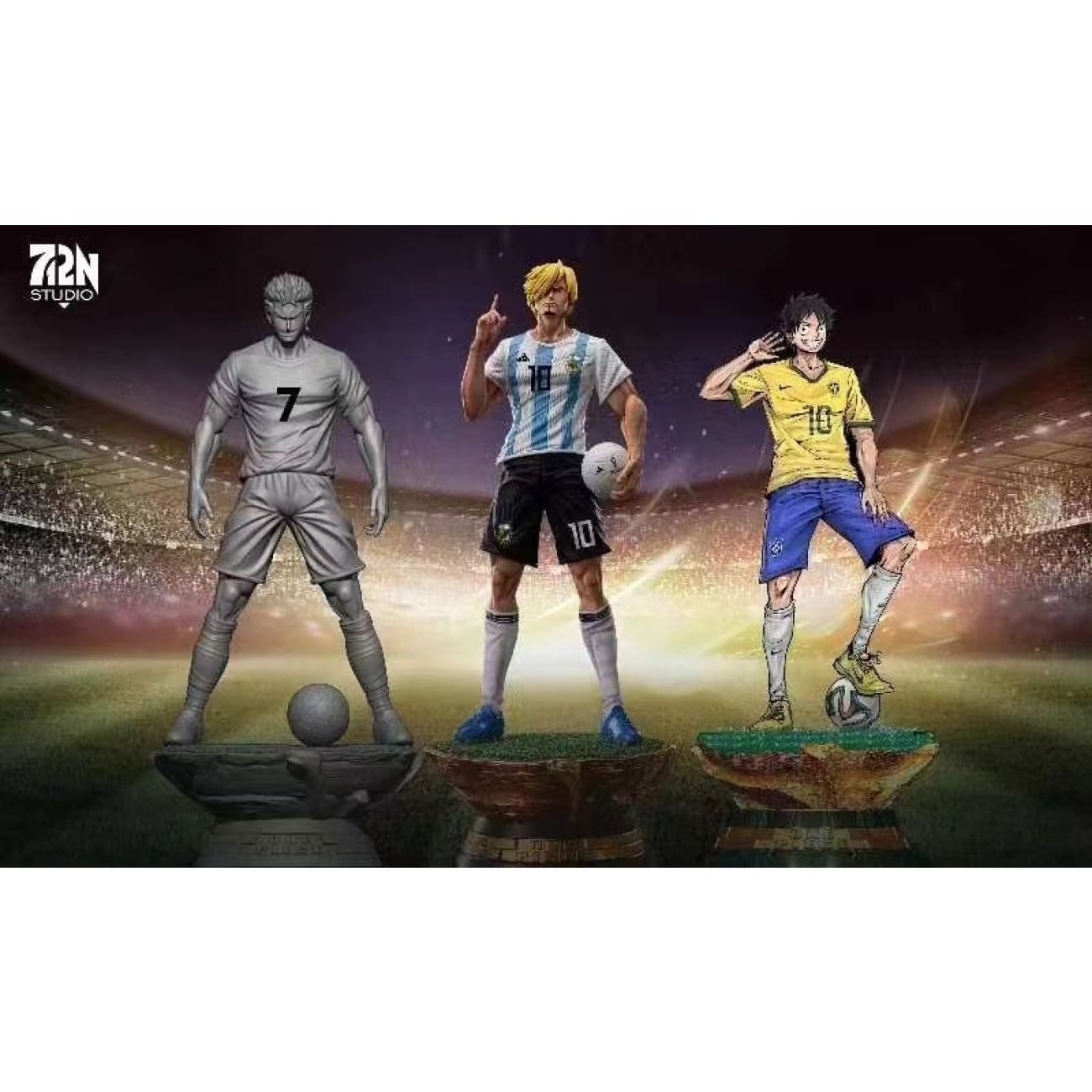 712N Studio - Vinsmoke Sanji Cosplay Lionel Messi