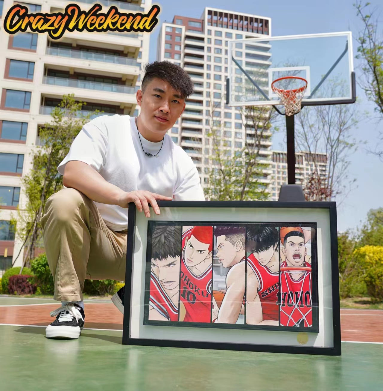 Crazy Weekend - Youth Never Gone: 'The First Slam Dunk' Oil Painting