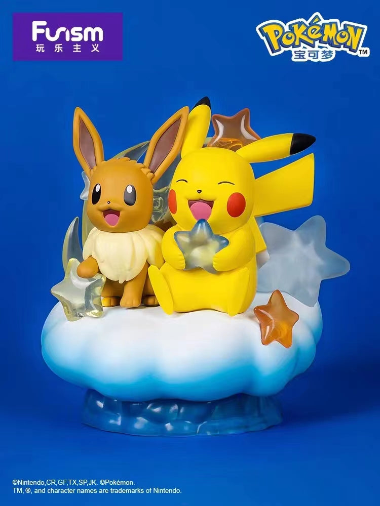 Pikachu and sale eevee figure