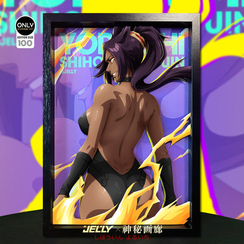 Mystical Art x Jelly - Yoruichi Shihoin 3D Cast Off Poster Frame