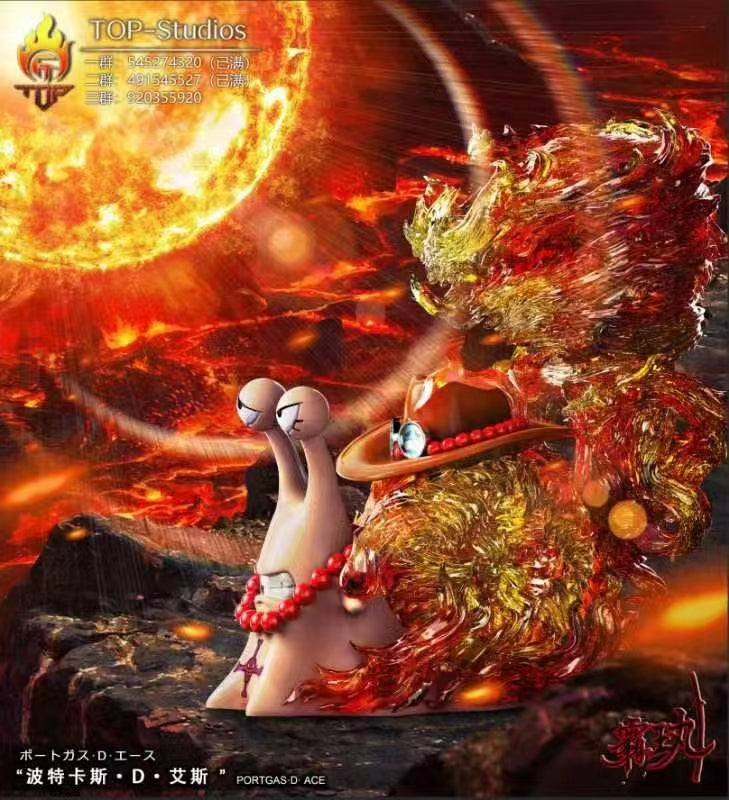Top Studio - Den Den Mushi of Fire Emperor Portgas D. Ace / Caesar Clown