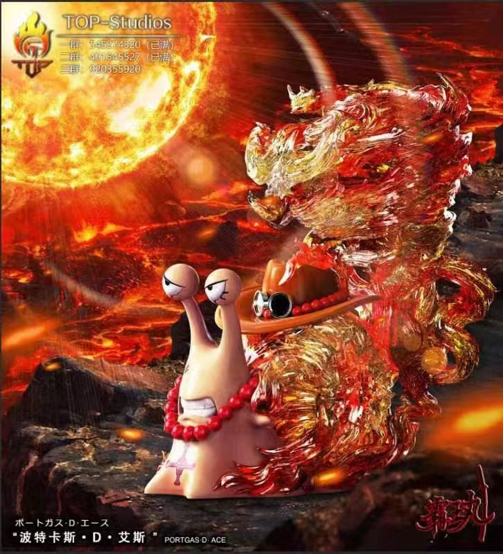 Top Studio - Den Den Mushi of Fire Emperor Portgas D. Ace / Caesar Clown