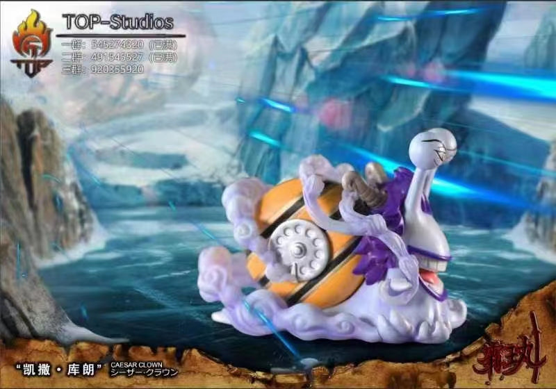 Top Studio - Den Den Mushi of Fire Emperor Portgas D. Ace / Caesar Clown