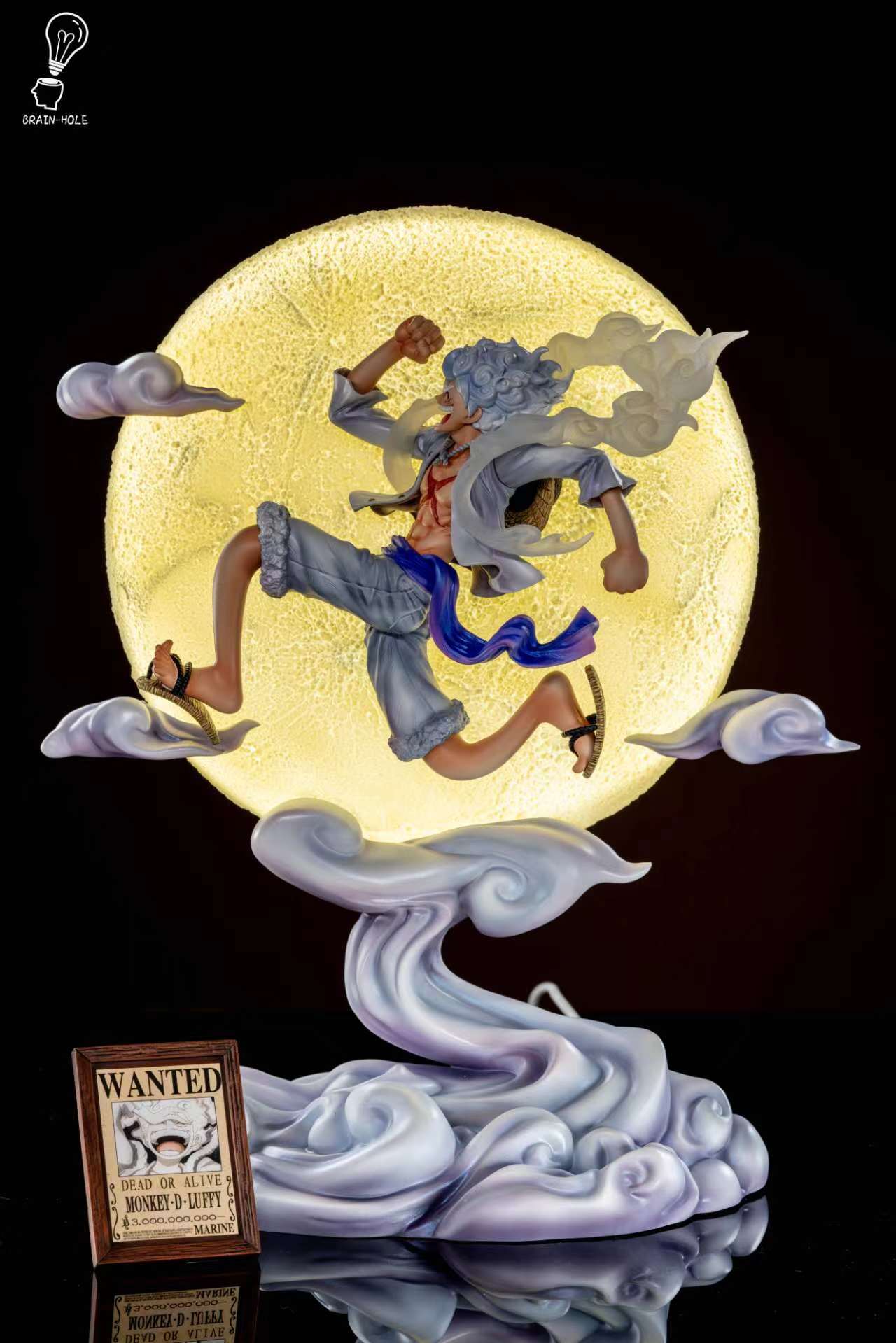 Brain Hole Studio - Sun God Nika Luffy Gear 5 Running to Moon