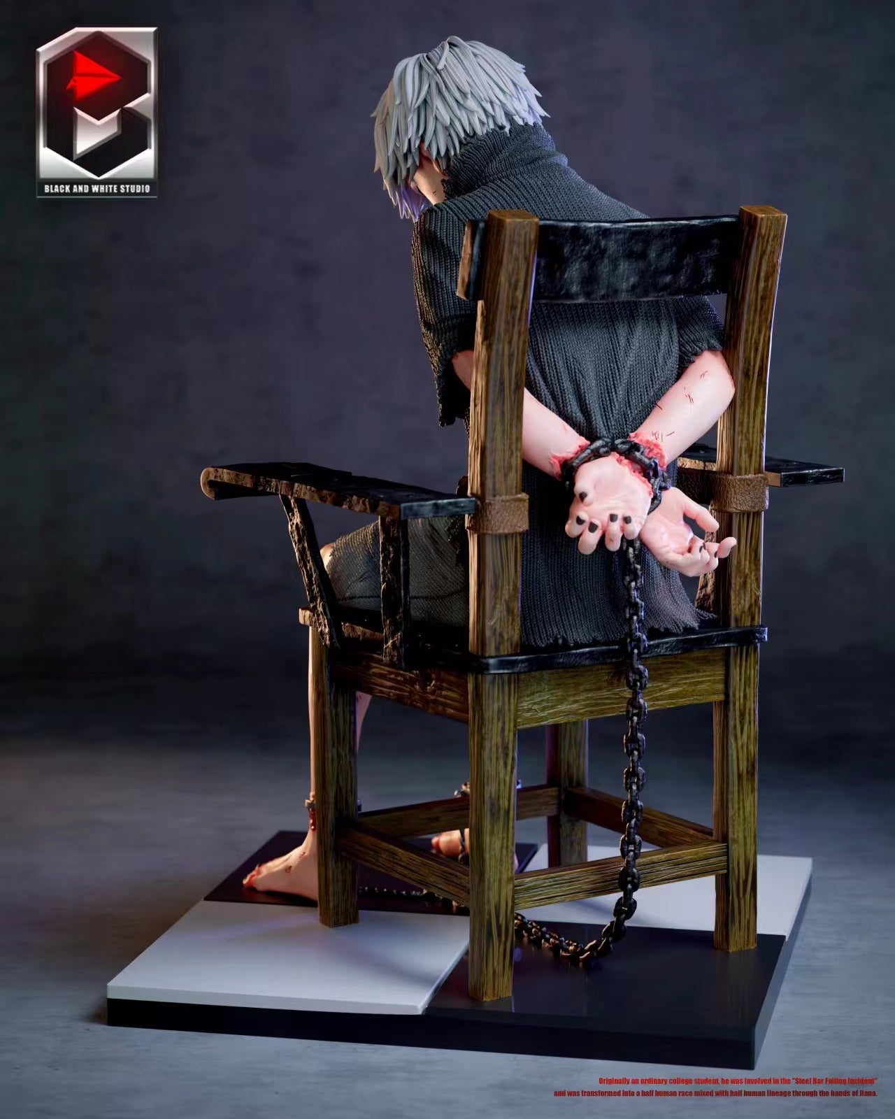 Black And White Studio / BW Studio - Ken Kaneki Sitting On Chair