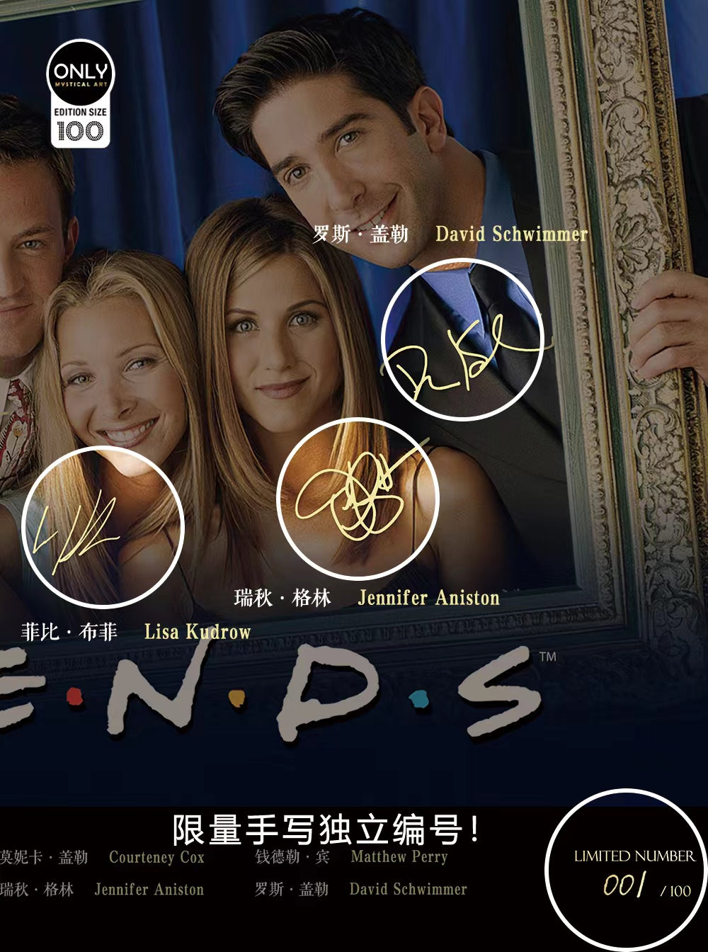 Mystical Art - Friends' Protagonist Actor Poster Frame