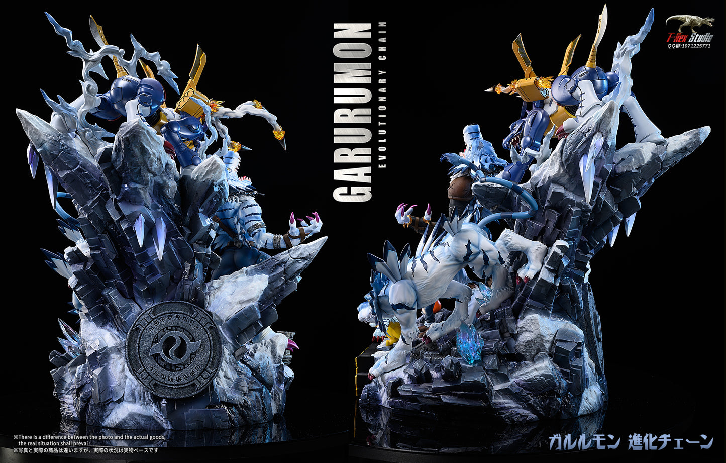 T-Rex Studio - Garurumon Evolution Group