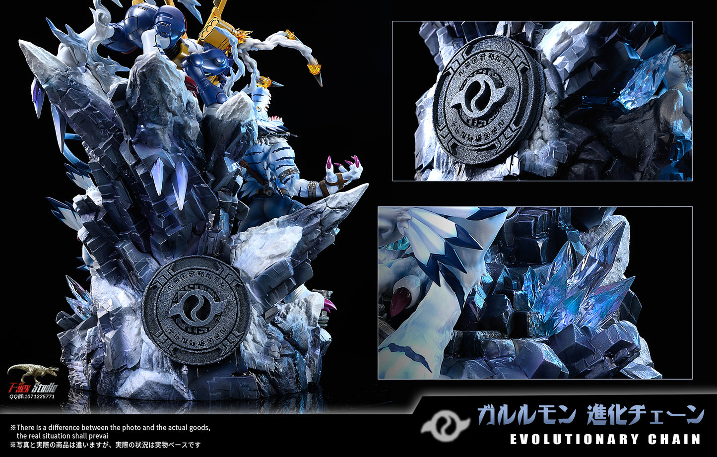 T-Rex Studio - Garurumon Evolution Group