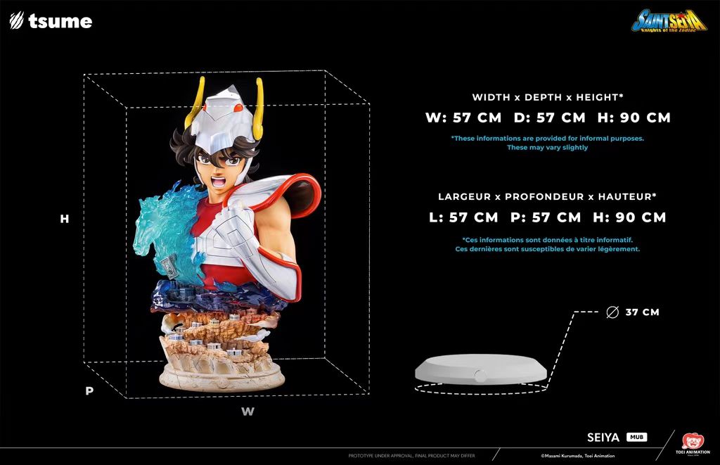 Tsume - Pegasus Seiya Bust