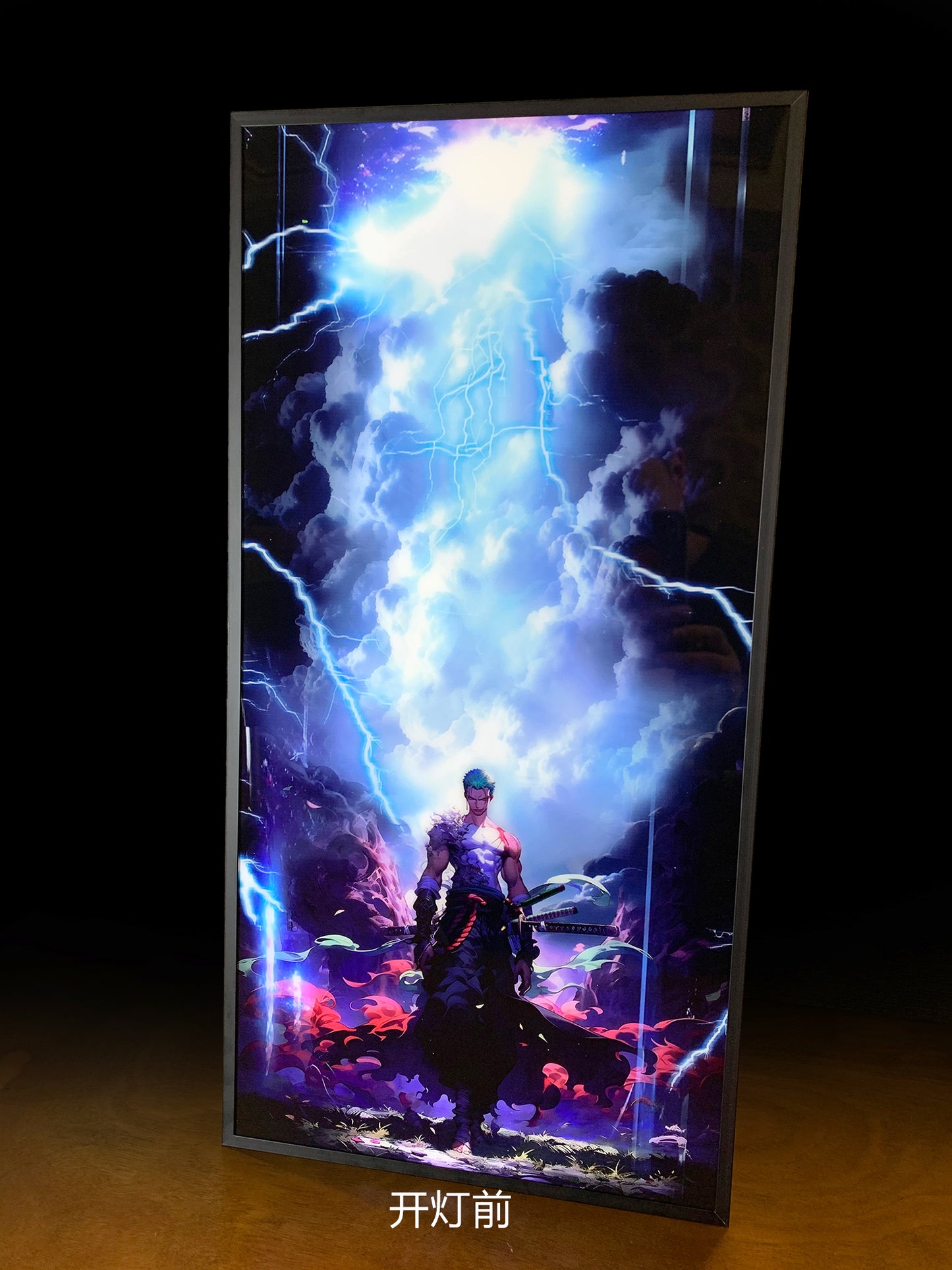 Mystical Art - Roronoa Zoro Light Guide Poster Frame