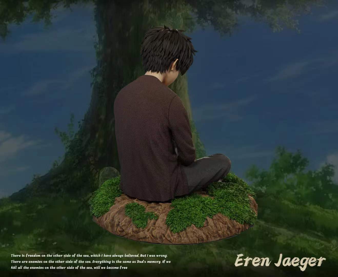Freedom Studio - Sleeping Eren Yeager