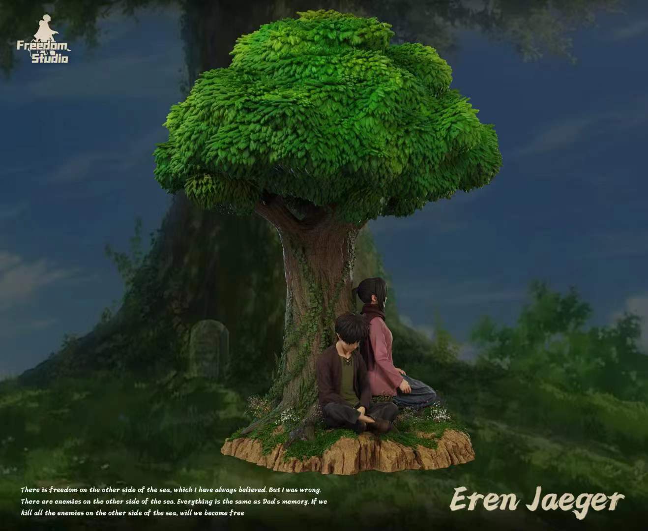 Freedom Studio - Sleeping Eren Yeager