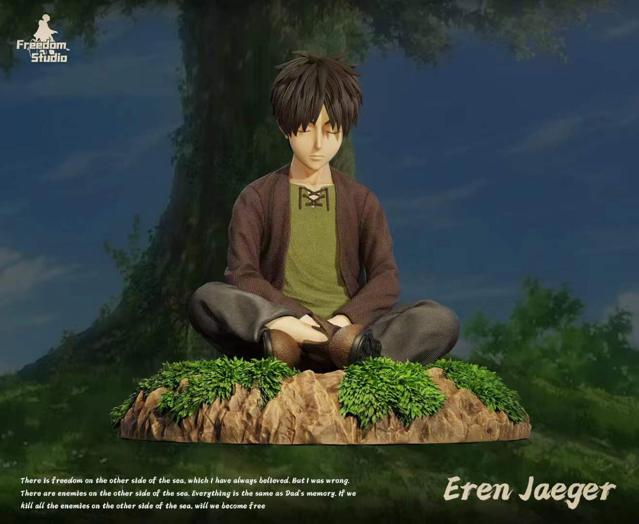 Freedom Studio - Sleeping Eren Yeager
