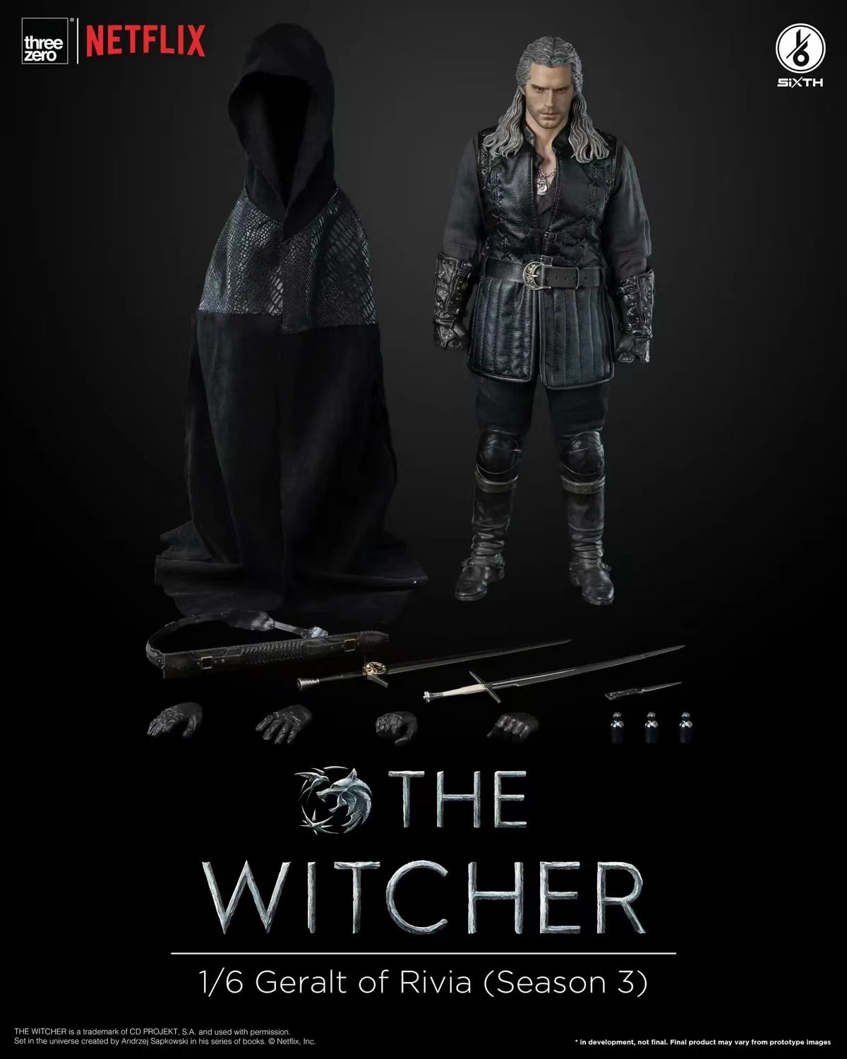 Threezero - Geralt of Rivia