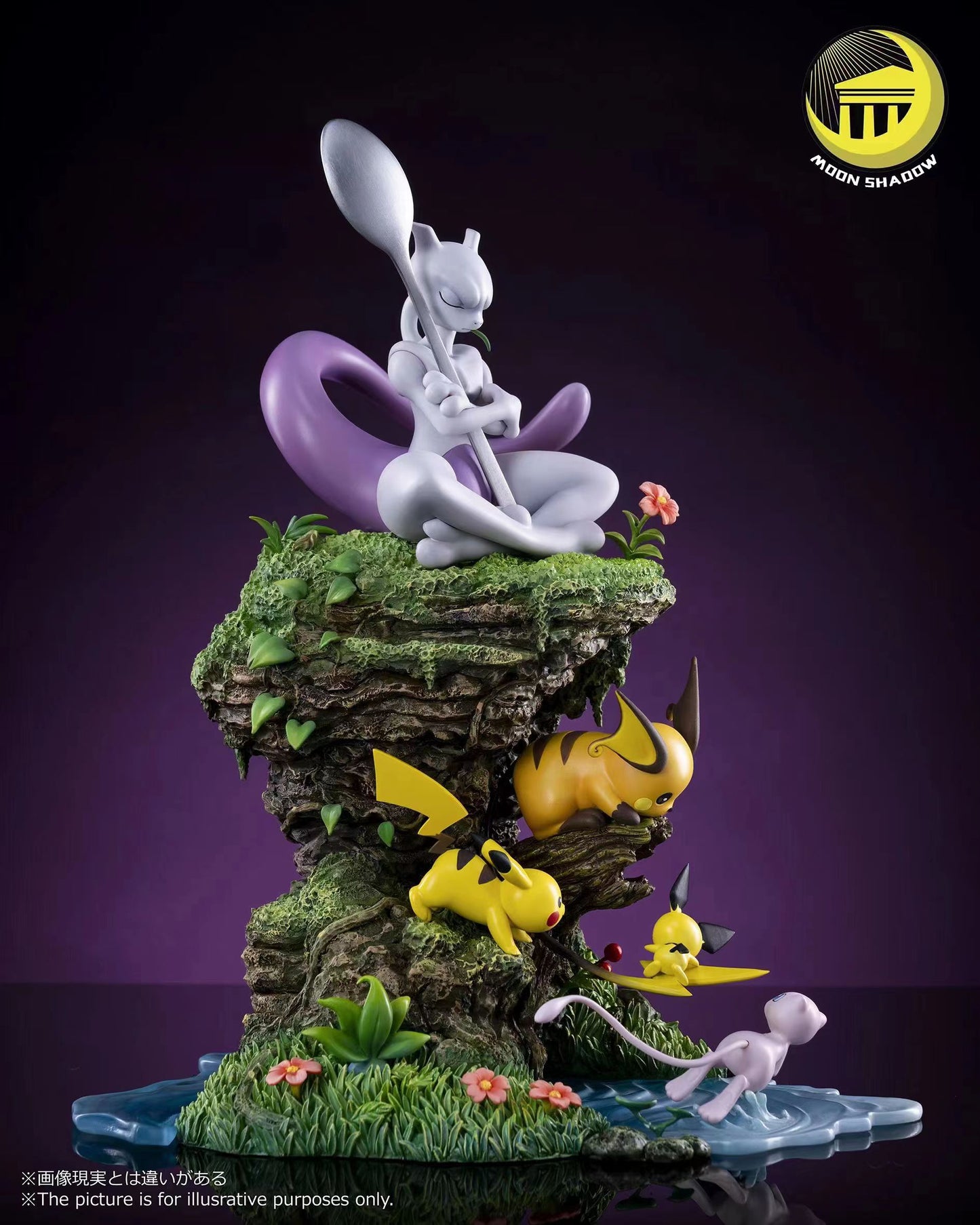 Moon Shadow Studio - Pikachu Family, Mewtwo & Mew