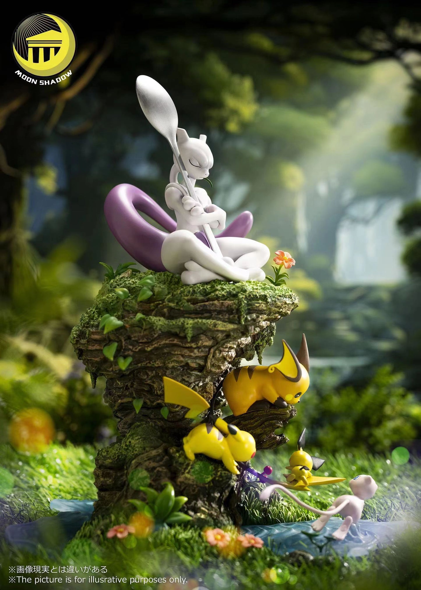 Moon Shadow Studio - Pikachu Family, Mewtwo & Mew