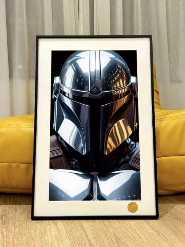 Xing Kong Studio - The Mandalorian Star Wars Poster Frame