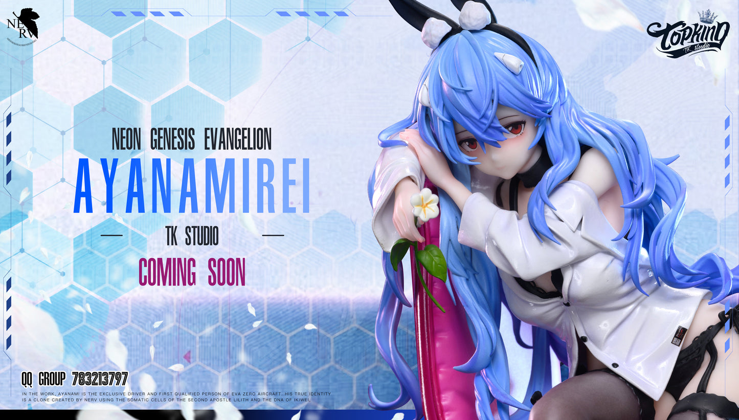 Top King Studio - Sitting Rei Ayanami Long Hair Ver.
