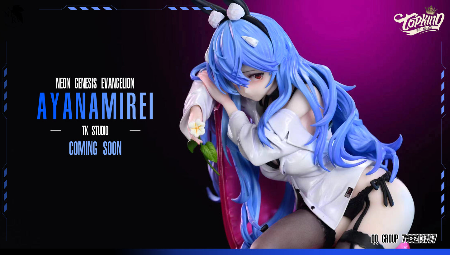 Top King Studio - Sitting Rei Ayanami Long Hair Ver.