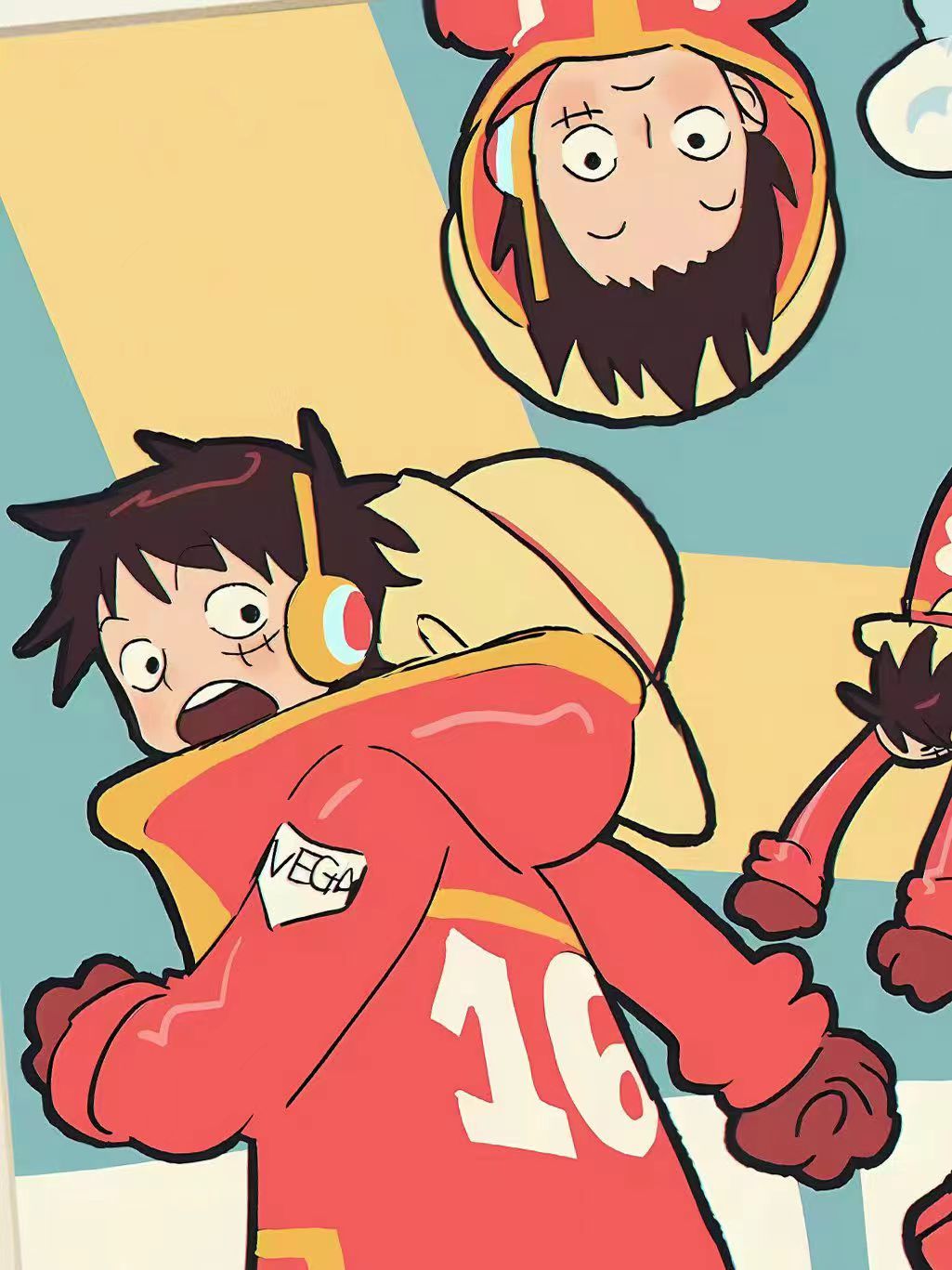 Xing Kong Studio - Egghead Arc Monkey D. Luffy Poster Frame