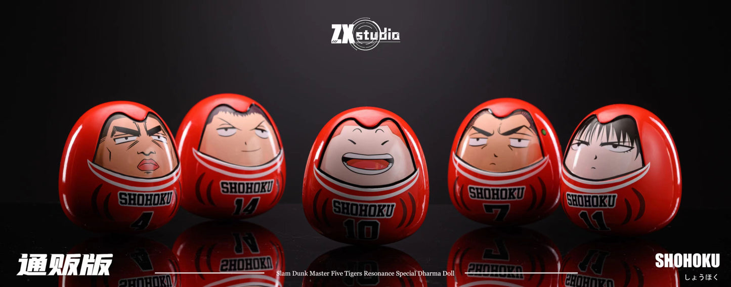 ZX Studio - Shohoku Five Tigers Daruma Set