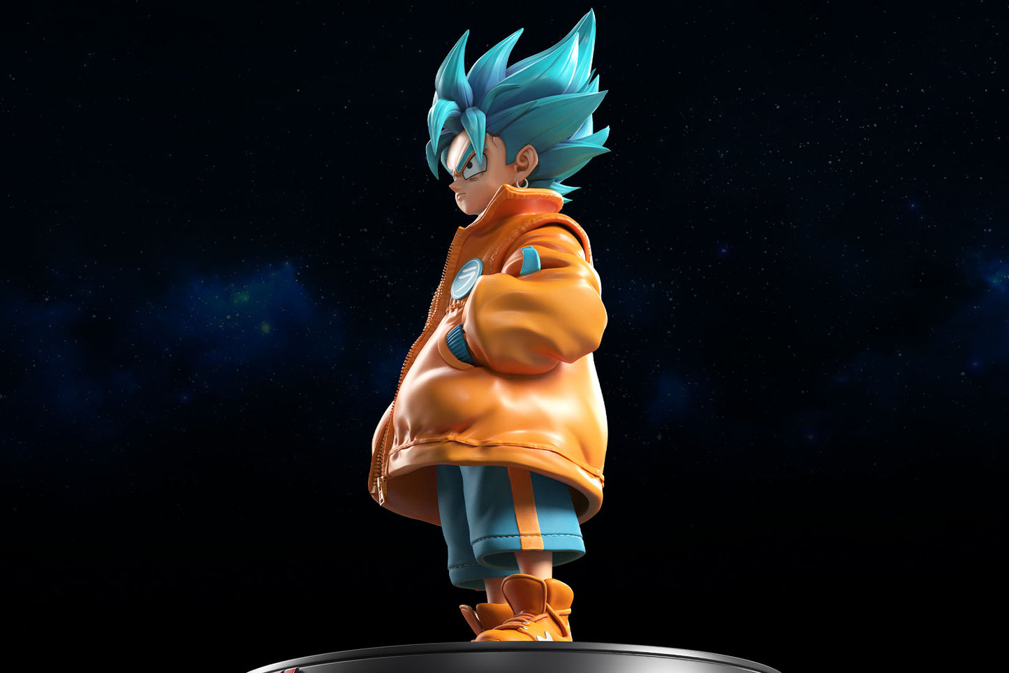 Guai Li Studio - Standing Fashion Trend Super Saiyan Blue Son Goku