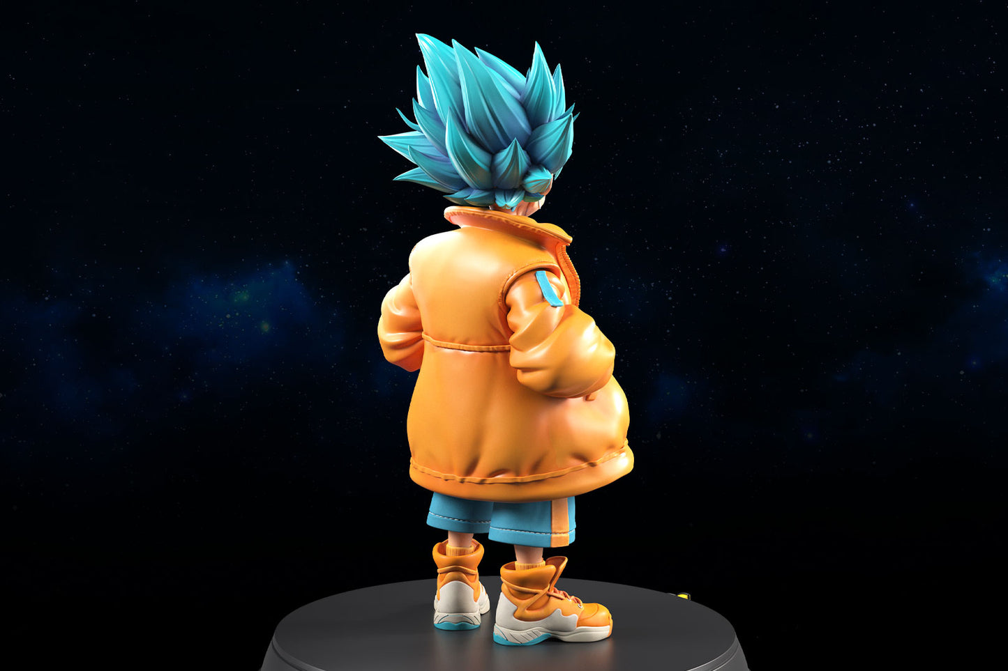 Guai Li Studio - Standing Fashion Trend Super Saiyan Blue Son Goku