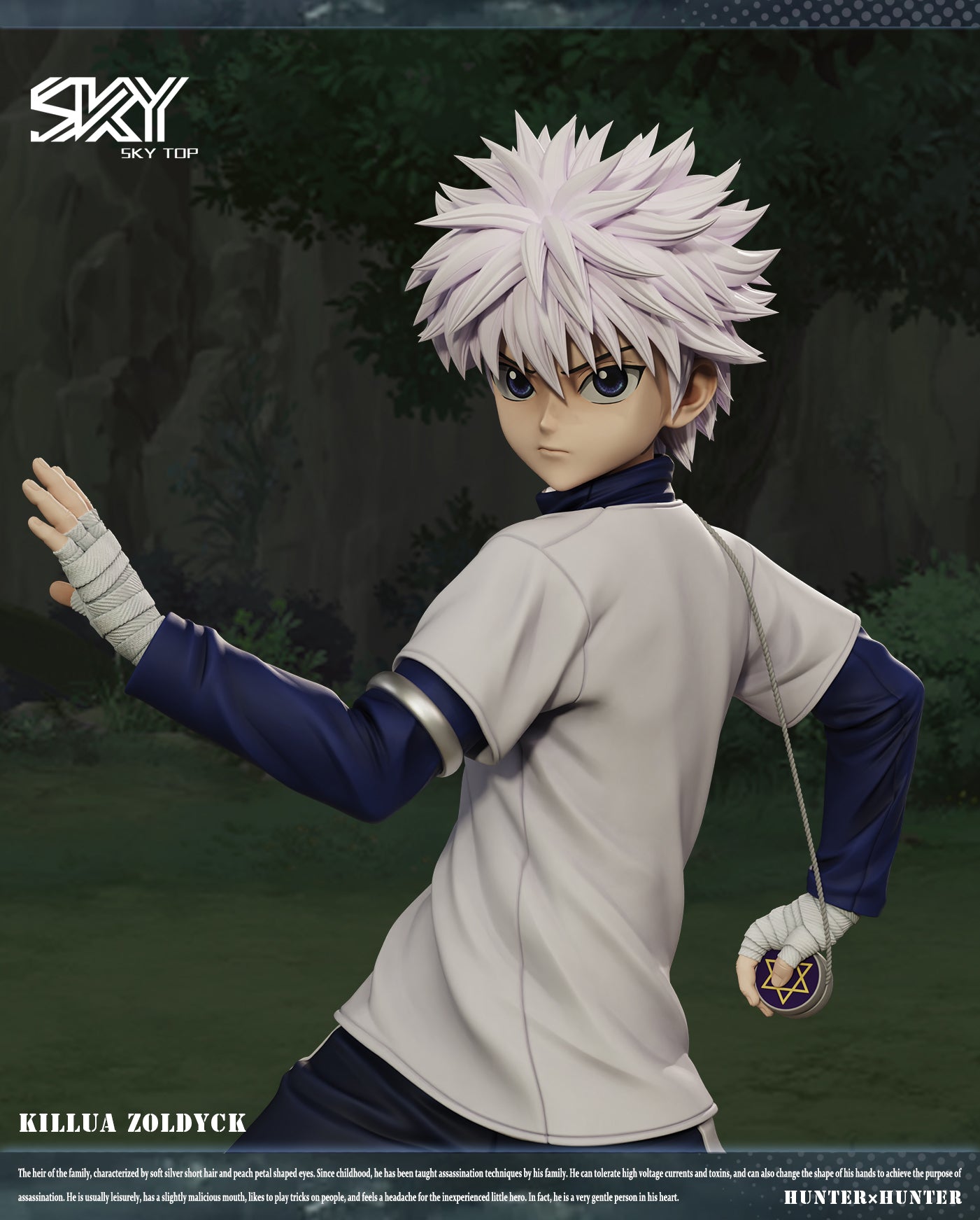Sky Top Studio - Killua Zoldyck Playing Yo-yo