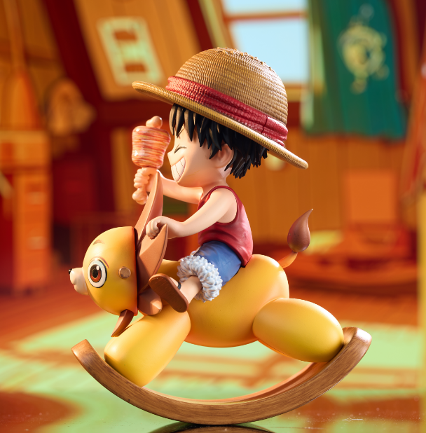 Coco Studio - Rocking Horse Monkey D. Luffy Chibi Ver.