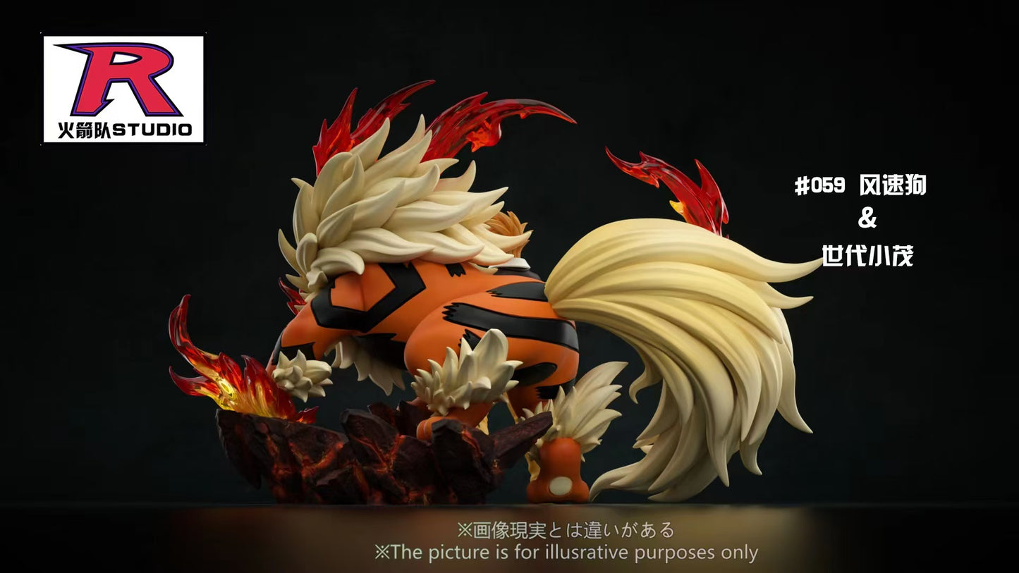 Team Rocket Studio - Arcanine / Gary Oak