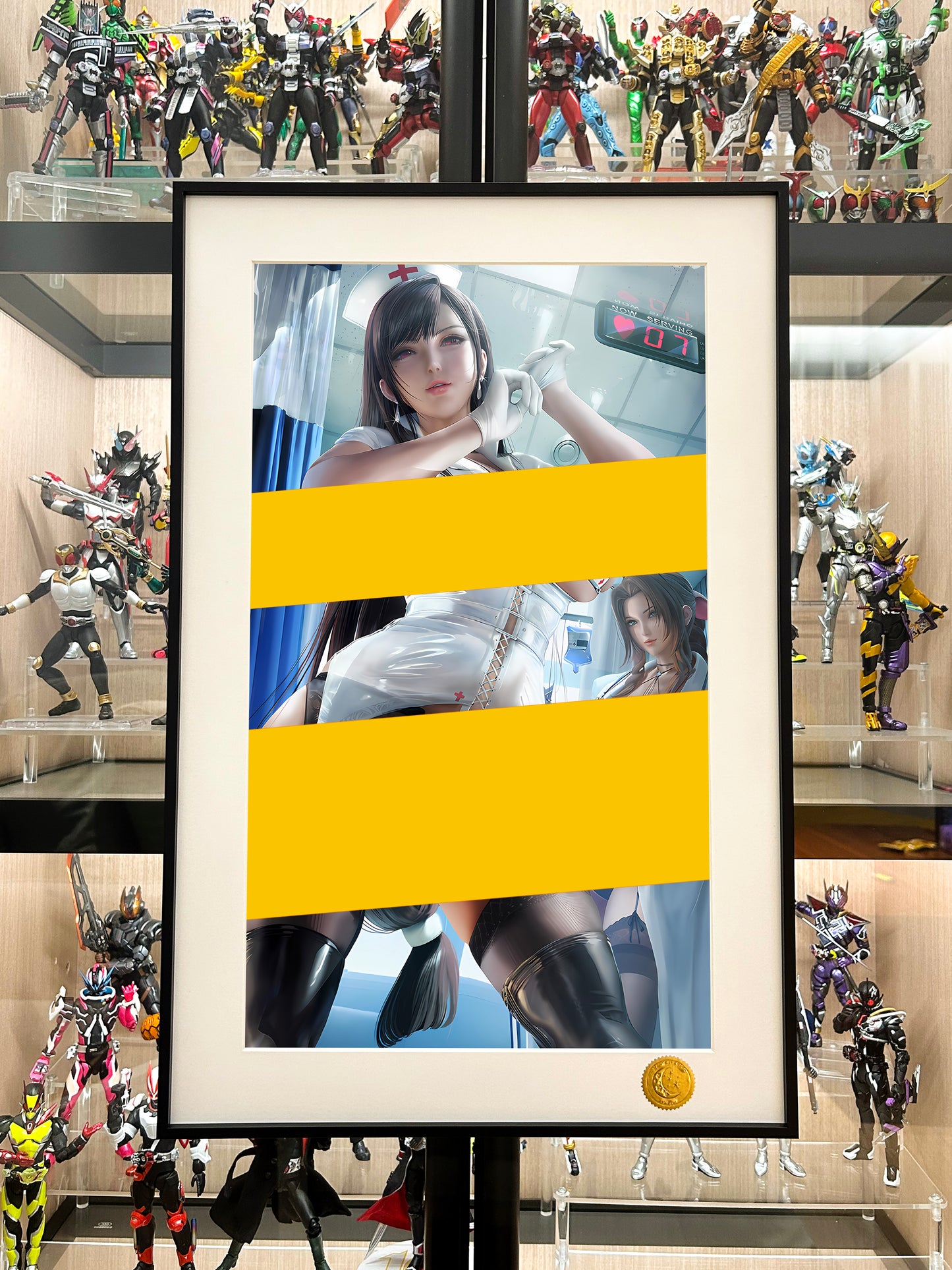 Xing Kong Studio - Tifa Lockhart & Aerith Gainsborough Nurse Ver. Poster Frame