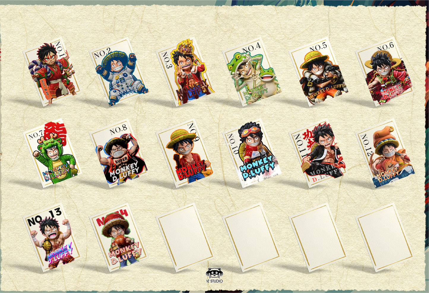 YZ Studio - Christmas Monkey D. Luffy