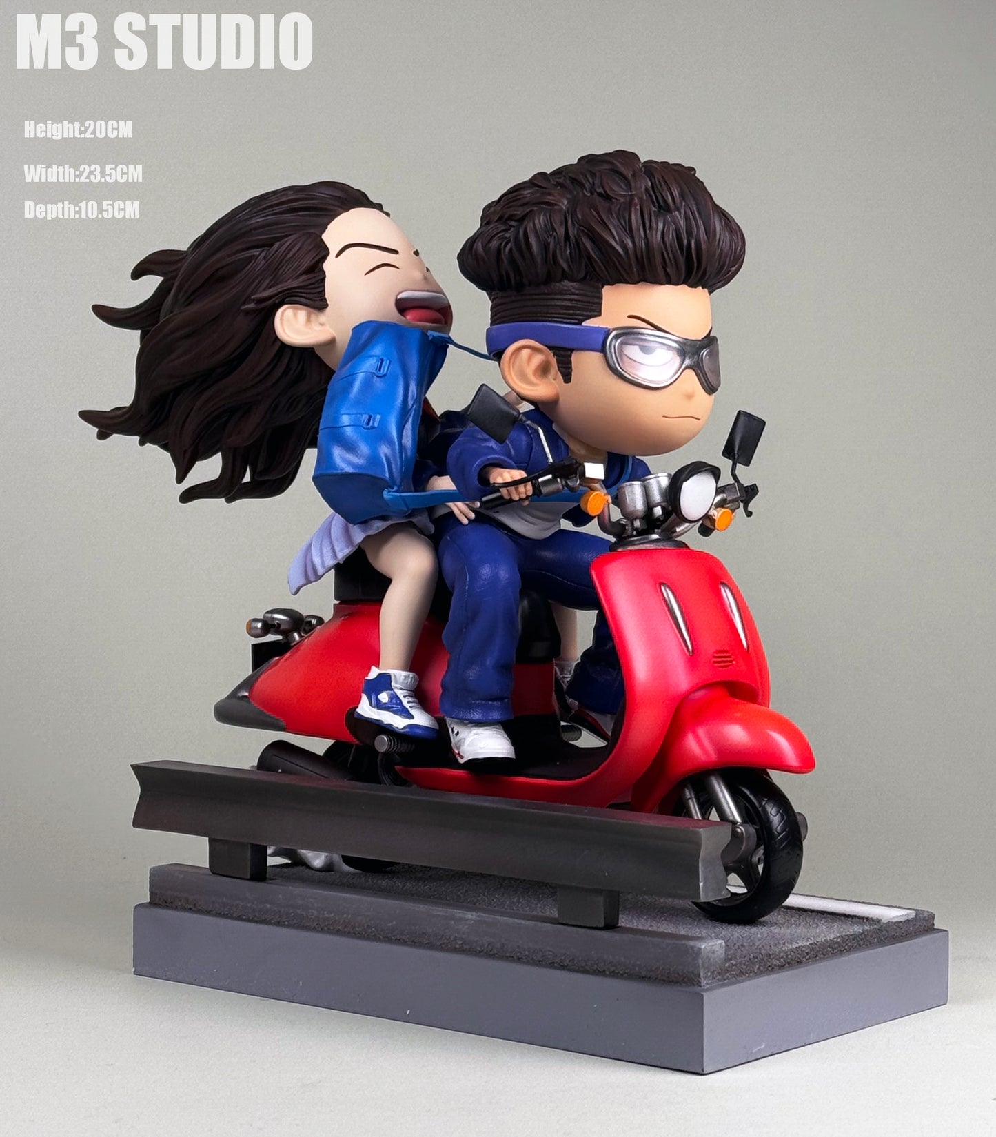 M3 Studio - Miyagi Ryota & Ayako Riding Motorcycle Chibi Ver.