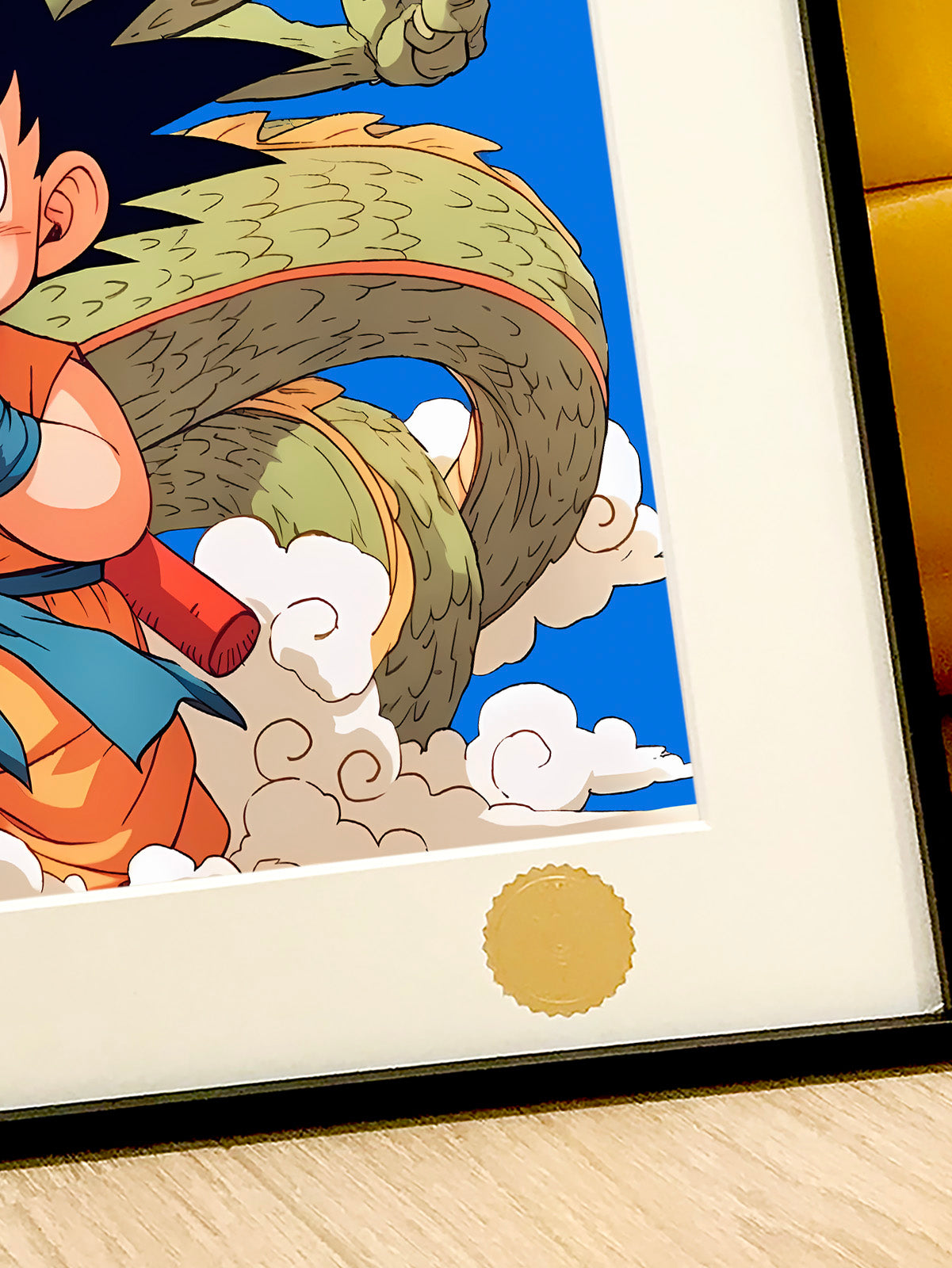 Xing Kong Studio - Son Goku & Shenron Decorative Poster Frame