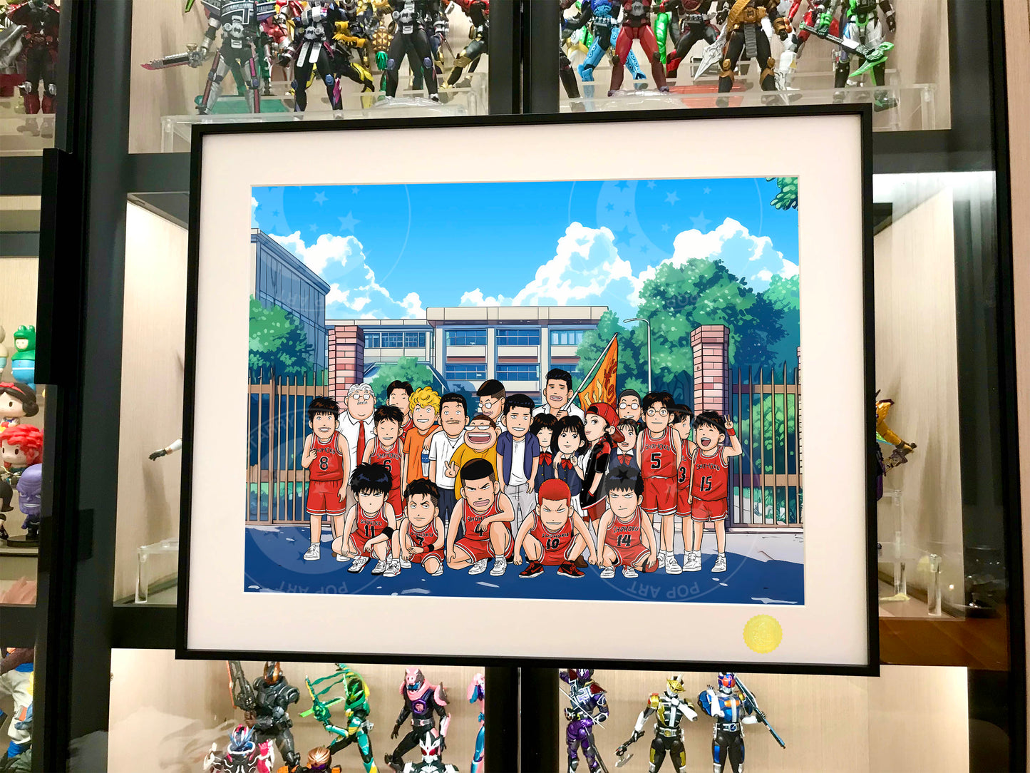 Xing Kong Studio - Slam Dunk Family Portrait Chibi Version Poster Frame