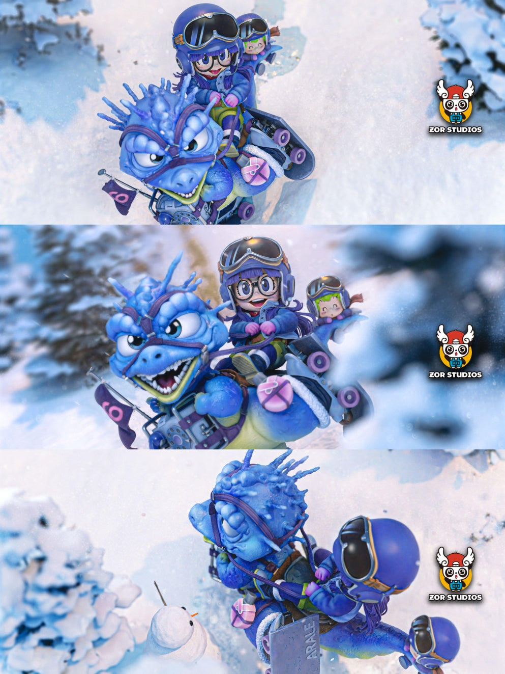ZOR Studio - Arale Riding a Dragon